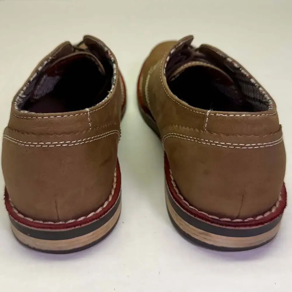 Original Penguin Waylon Tan Suede Oxfords Size US 9.5